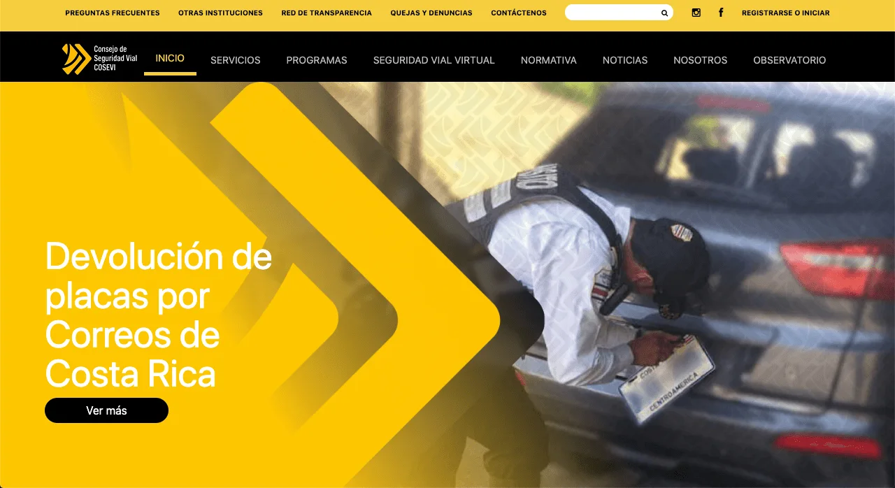 Web COSEVI